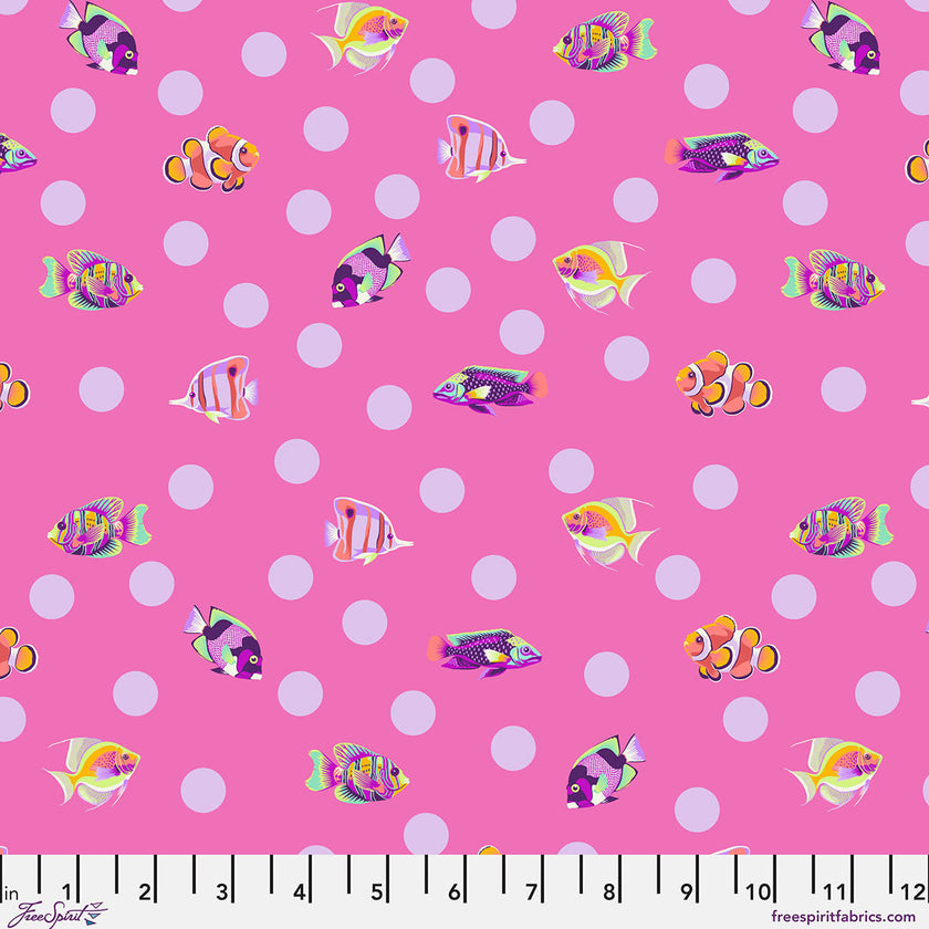 Tula Pink - Floral Reef - School Crossing - Delphine - PWTP268.DELPHINE