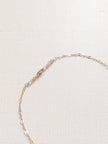 Amethyst and Citrine Necklace in Rose Gold Fill OOAK