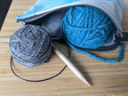 Zippered Cotton Canvas Carry All | Flower Power