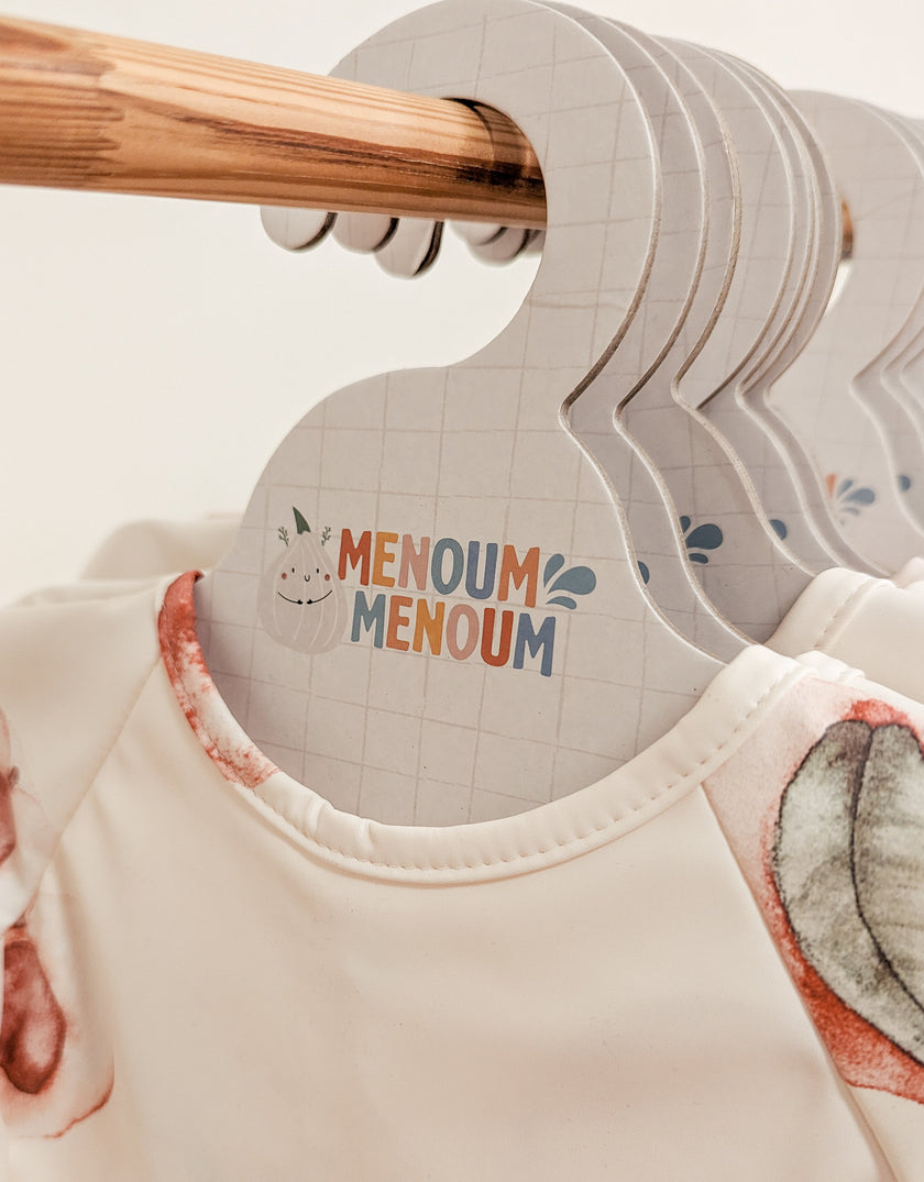 Long-sleeved bib - Under the sea - Menoum