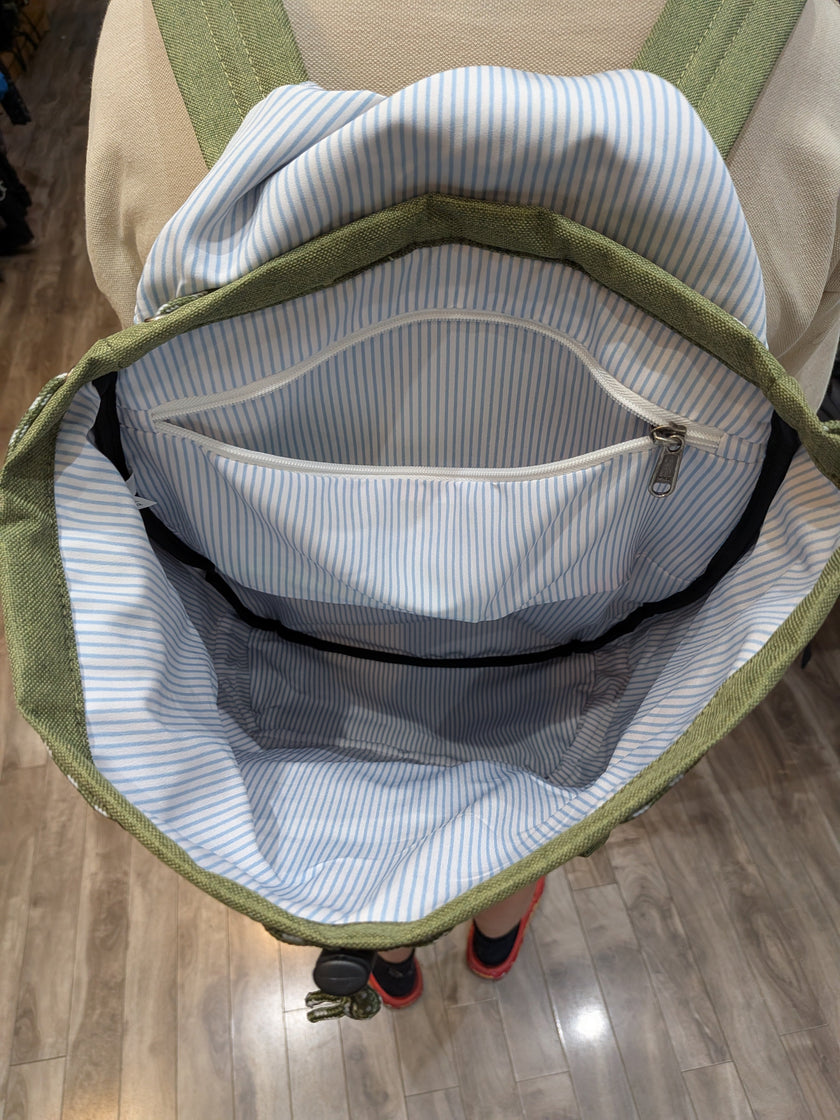 Europe Bound Vintage Daypack 31L Capacity
