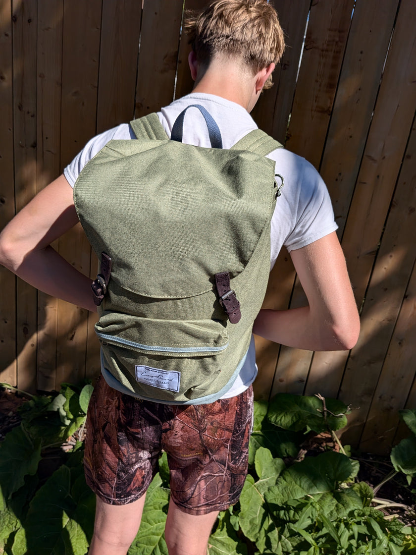 Europe Bound Vintage Daypack 31L Capacity