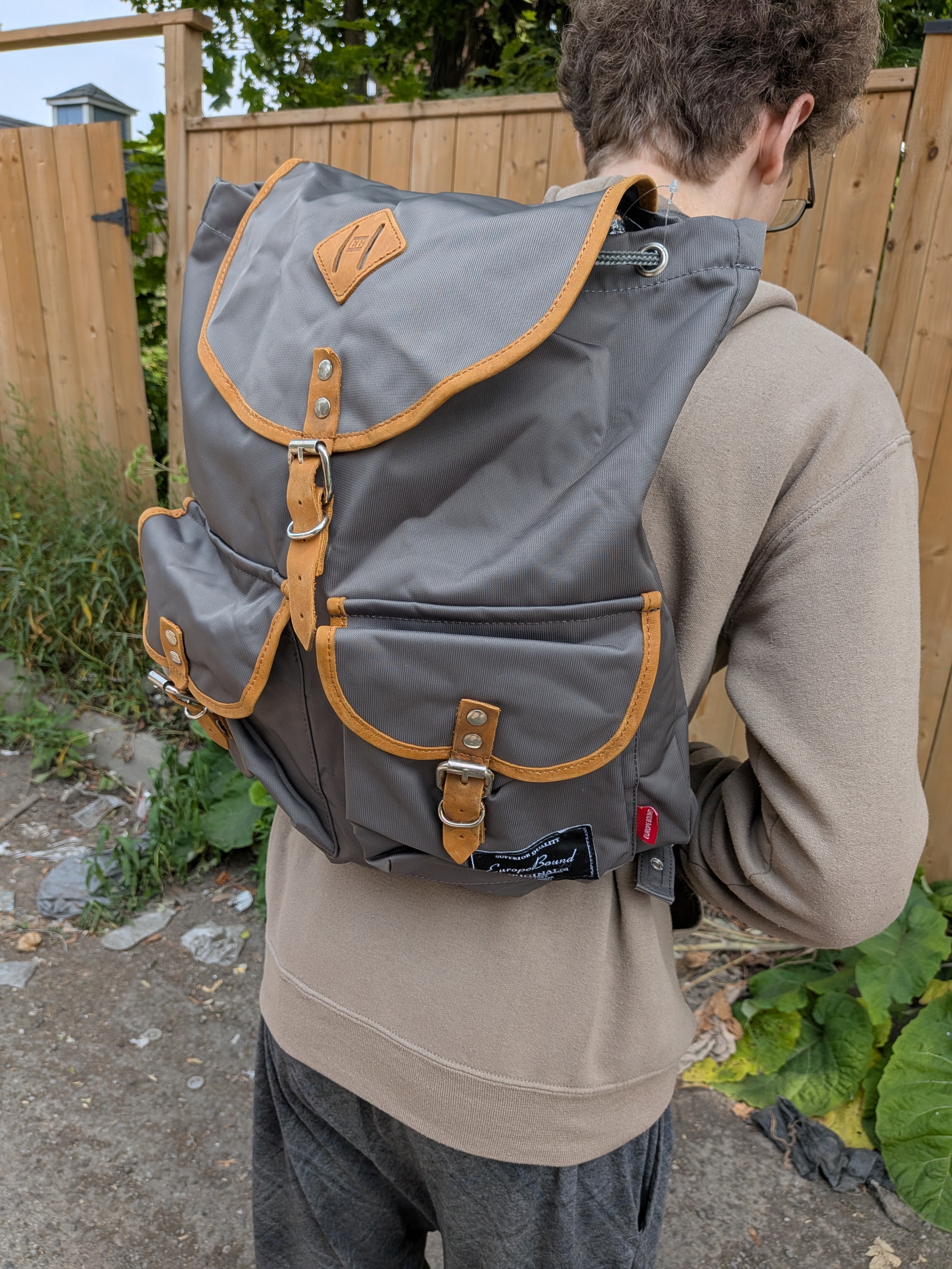 Europe Bound Retro Backpack 31L Capacity