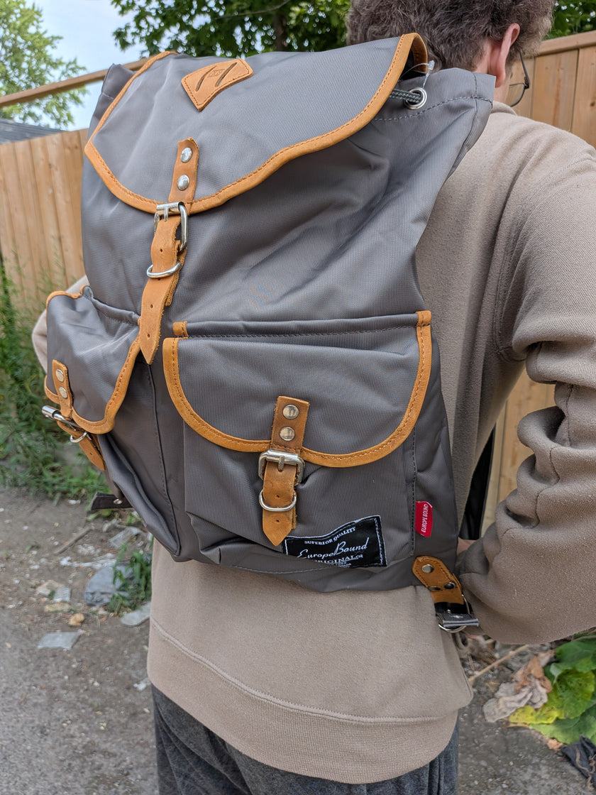 Europe Bound Retro Backpack 31L Capacity