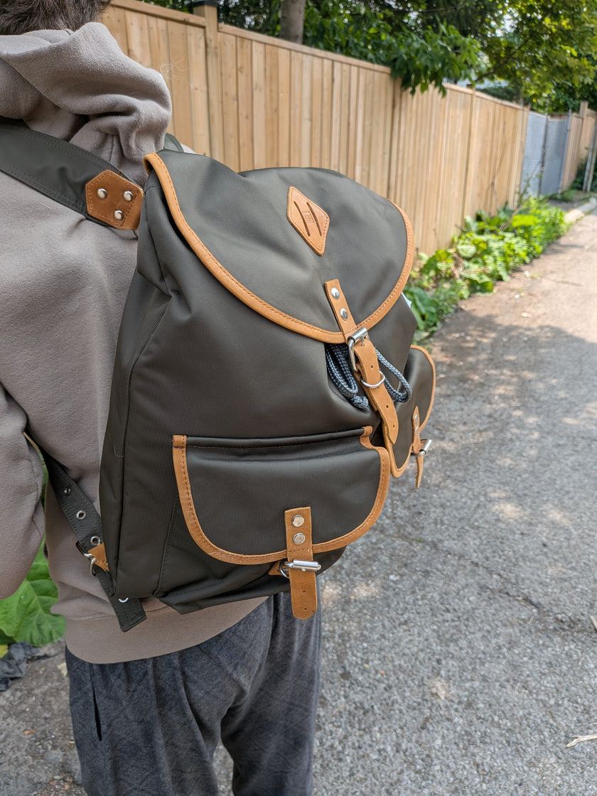 Europe Bound Retro Backpack 31L Capacity