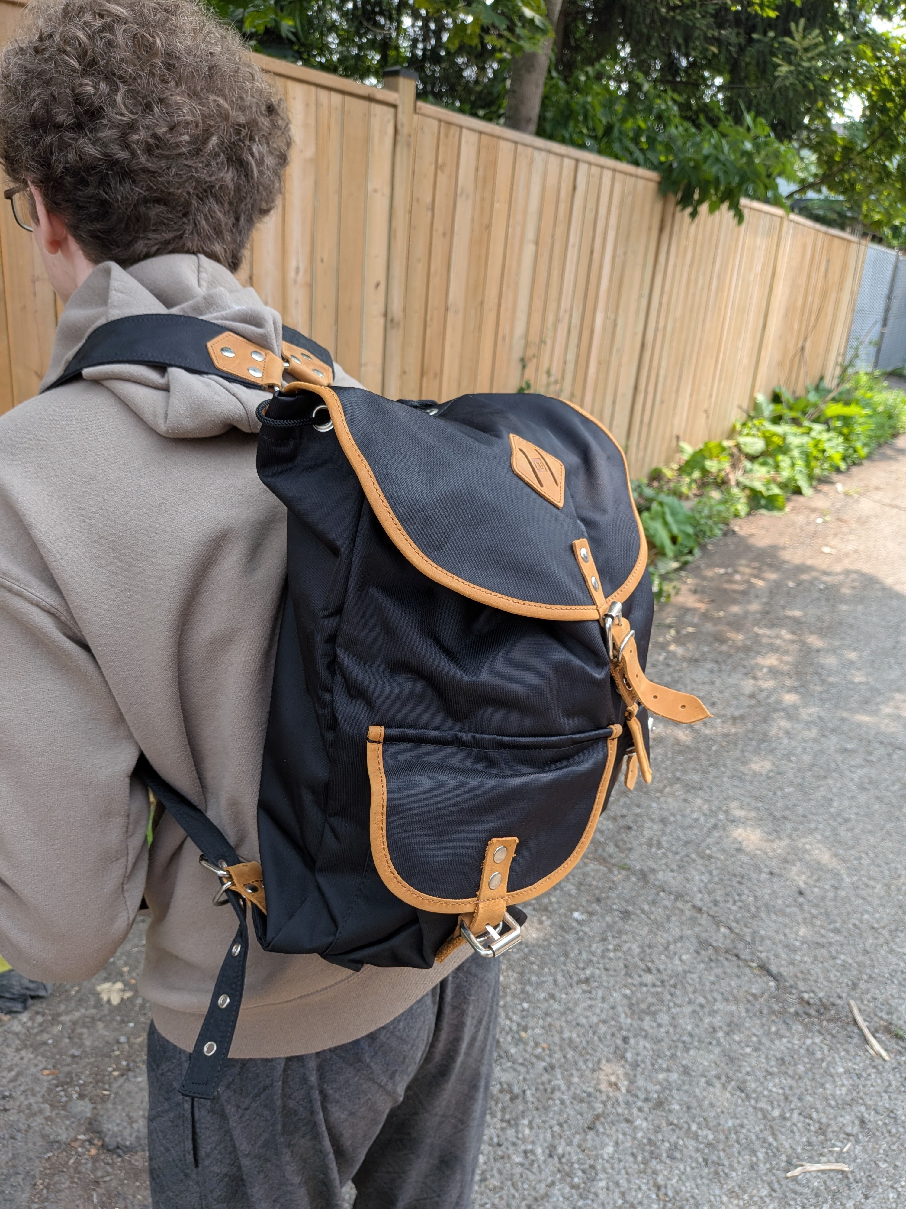 Europe Bound Retro Backpack 31L Capacity