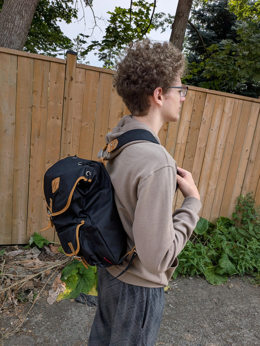 Europe Bound Retro Backpack 31L Capacity