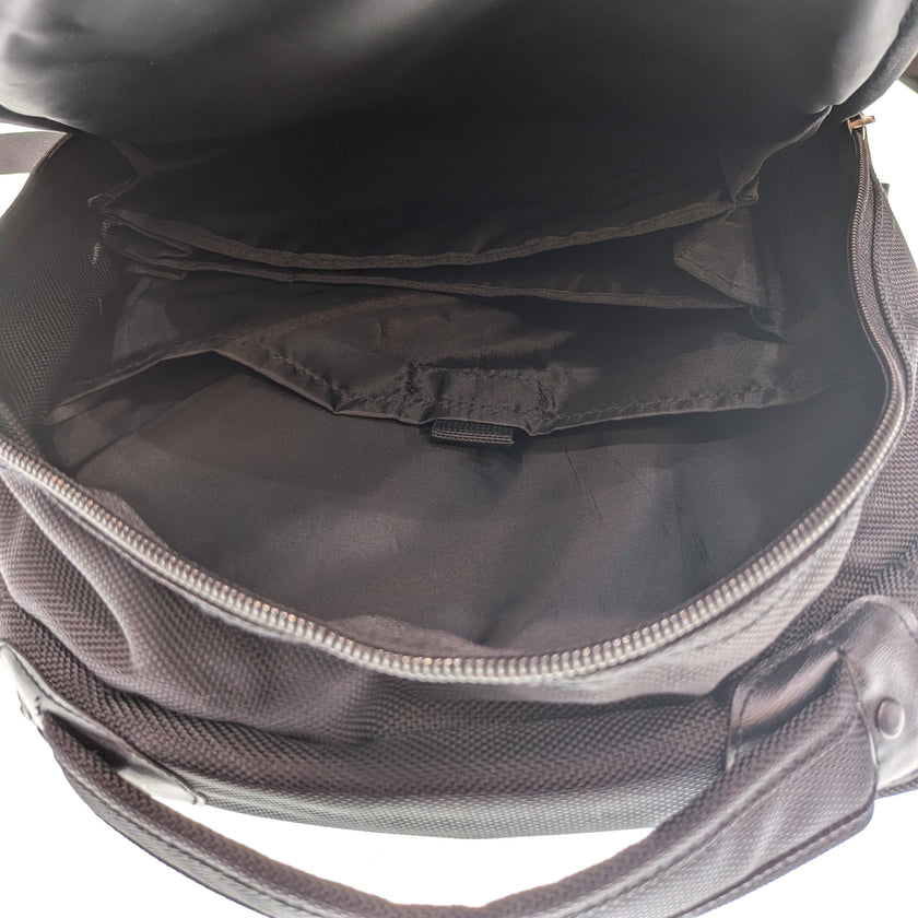 Europe Bound Exec-Tek Black Heavily Cushioned Laptop Backpack 18L
