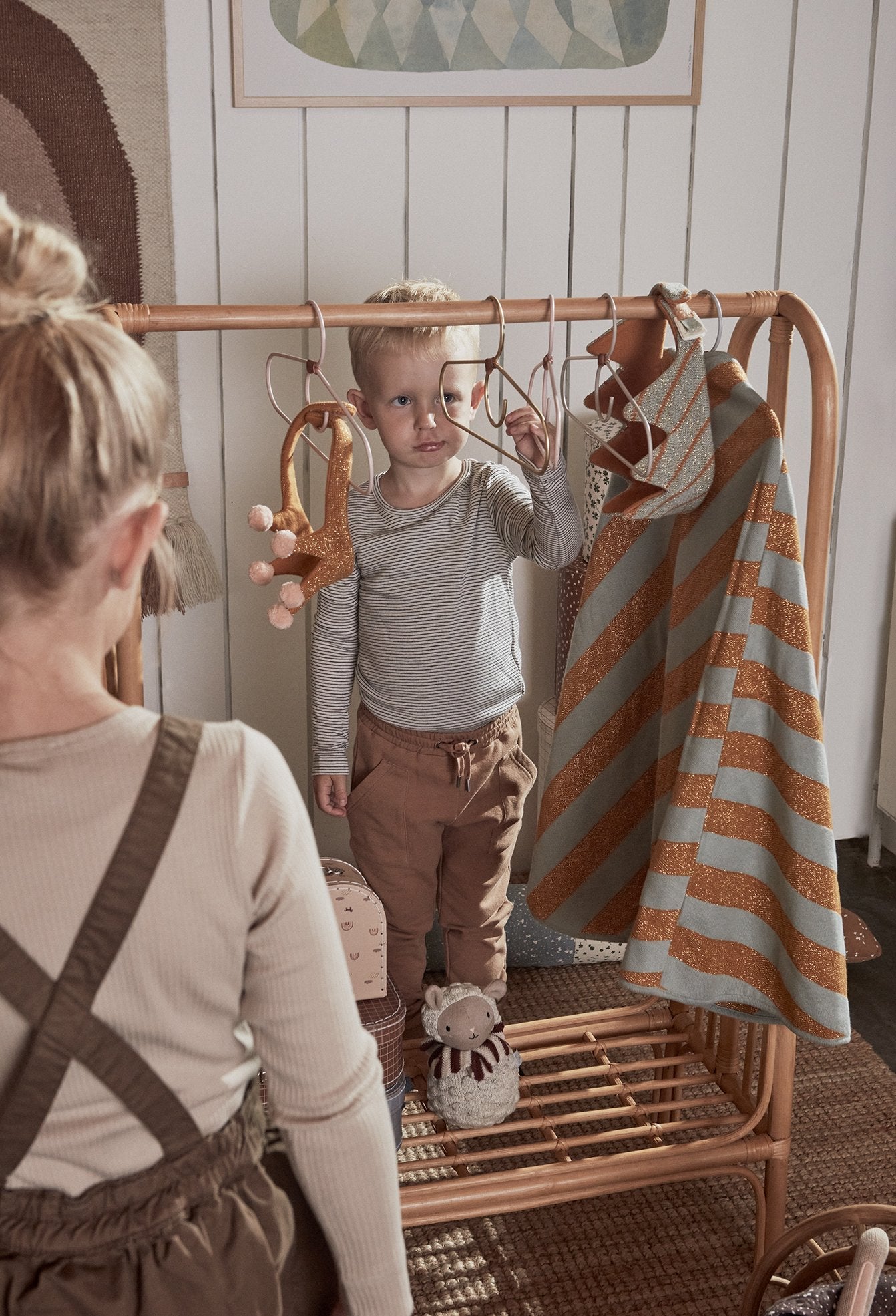 Hanger for kids - Tiny Fuku - 2 Pcs/Pack - Powder