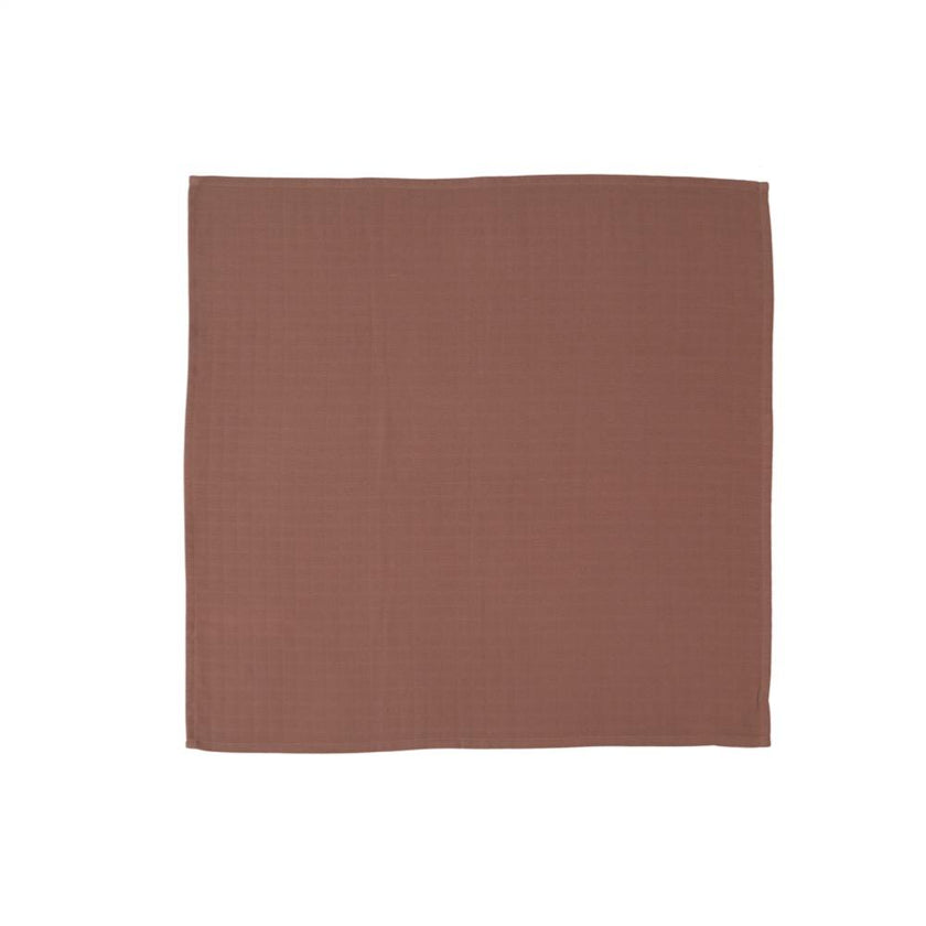 Muslin Square - Rainbow - Pack of 3 - Rose