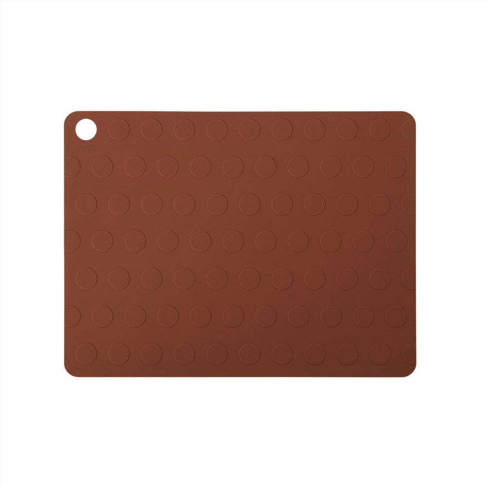 Placemat Dotto - 2 Pcs/Pack - Nutmeg