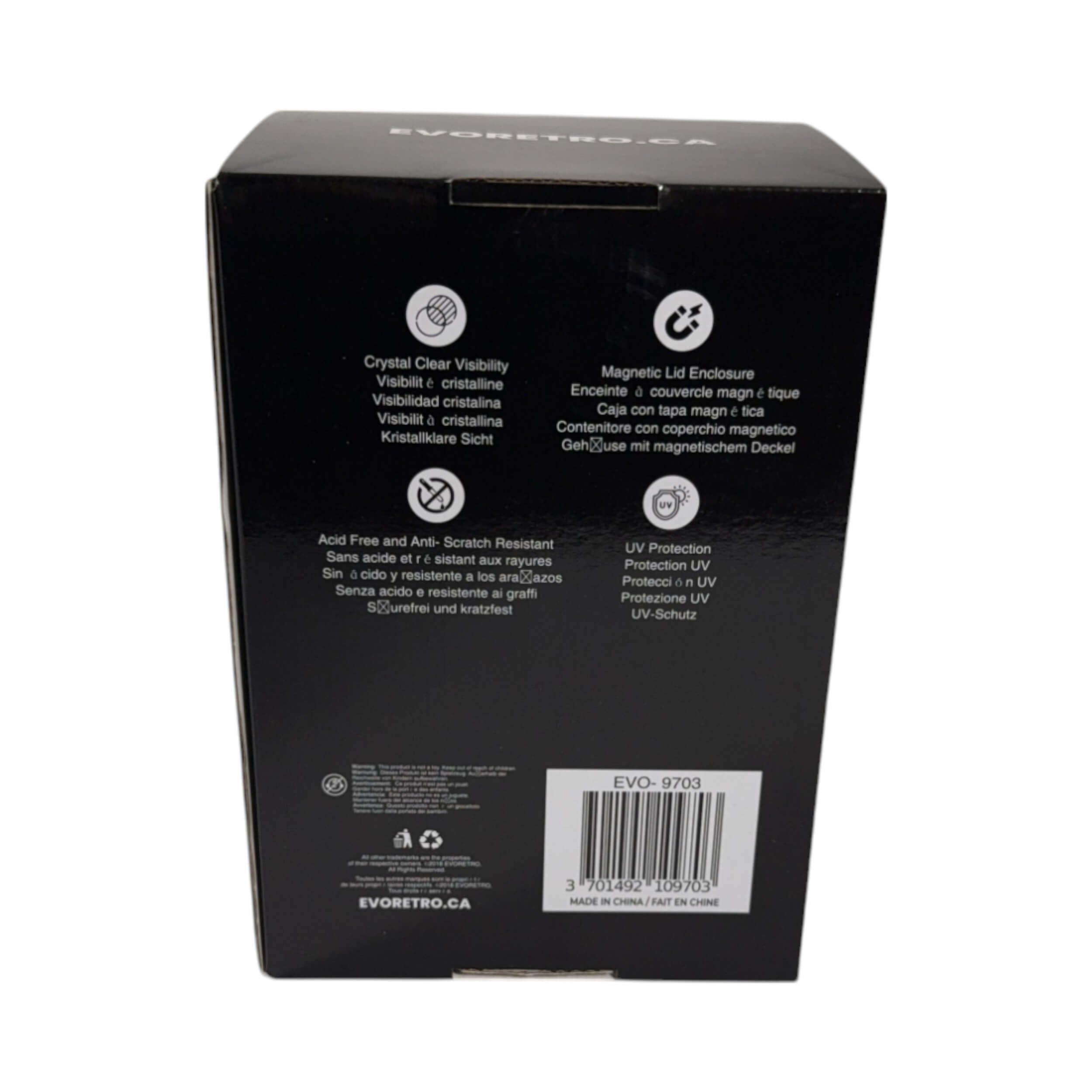 EVORETRO Acrylic Case Display for Standard size 4