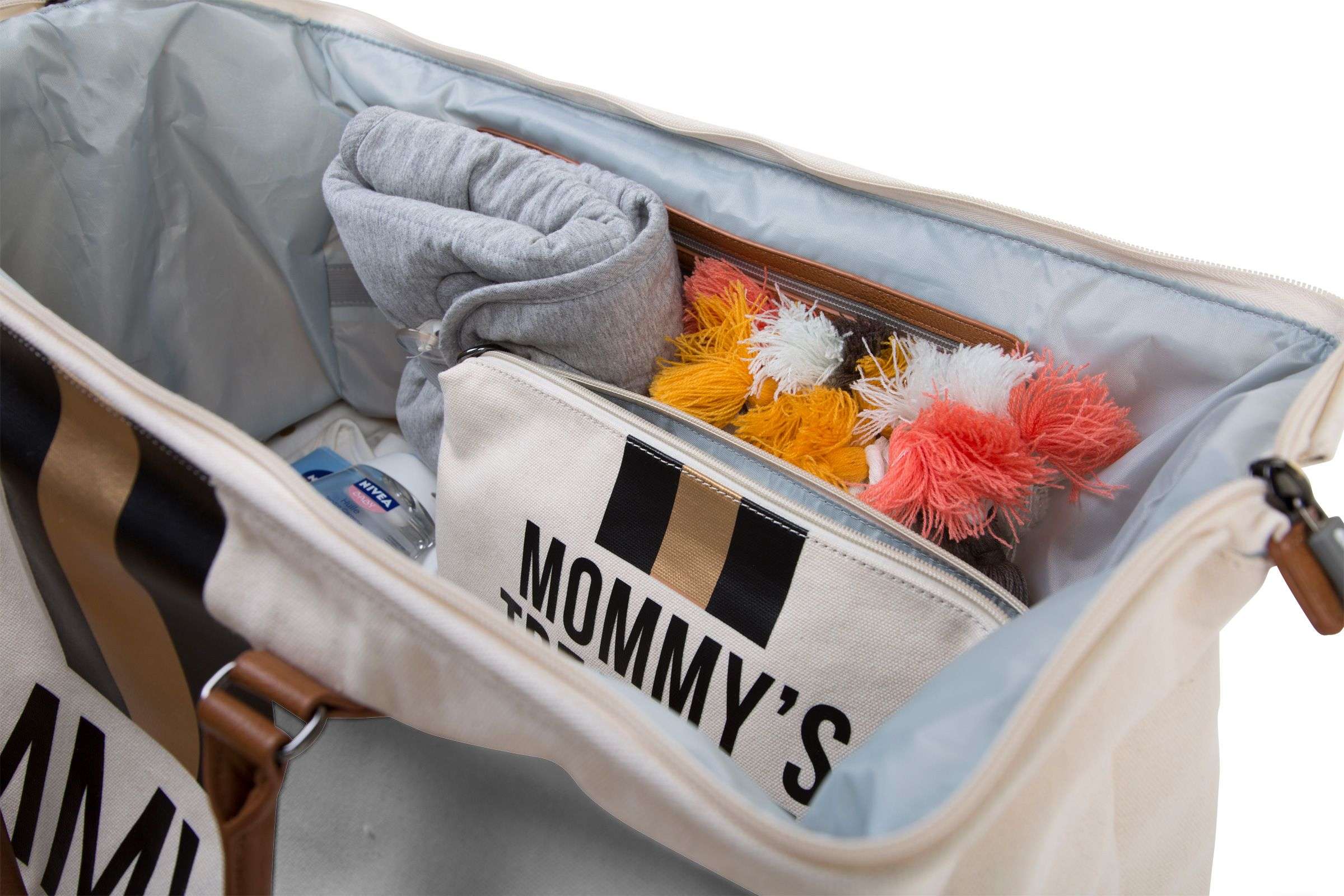 Chic Stripes Canvas Mommy Bag