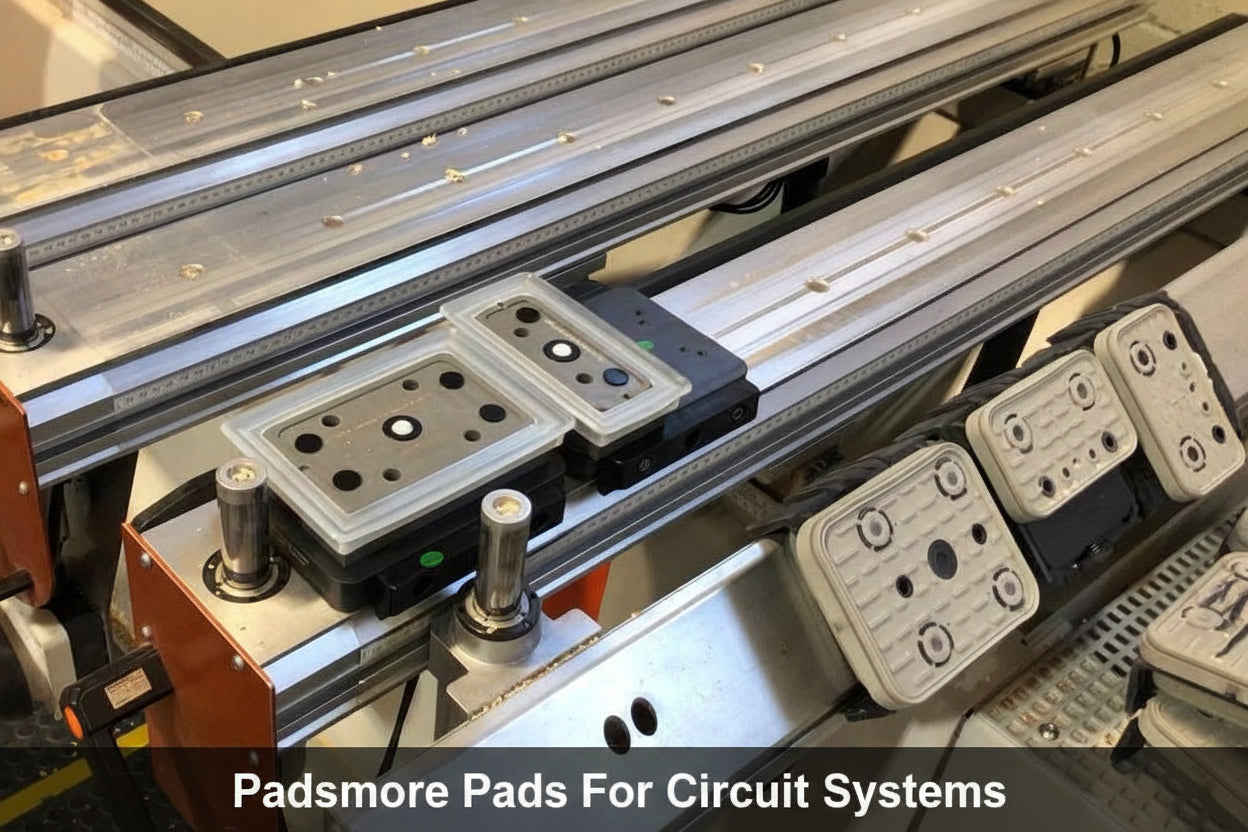 CNC - Rubber Pad 139*114mm for circuit system