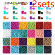Paint dyed core beads 24 grids