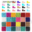 Paint dyed core beads 24 grids