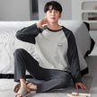 Pajamas Men's Cotton Long Sleeve