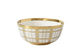 Pampa Bay - For the Holidays Plaid Large Bowl
