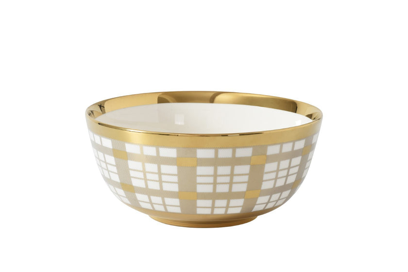 Pampa Bay - For the Holidays Plaid Large Bowl