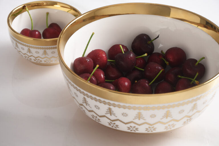 Pampa Bay - For the Holidays Tree Medium Bowl