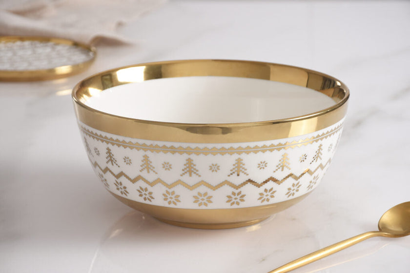 Pampa Bay - For the Holidays Tree Medium Bowl