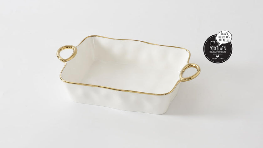 Pampa Bay - Golden Handles Rectangular Baking Dish