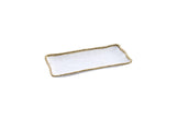 Pampa Bay - Plateau rectangulaire doré Golden Salerno, petit modèle
