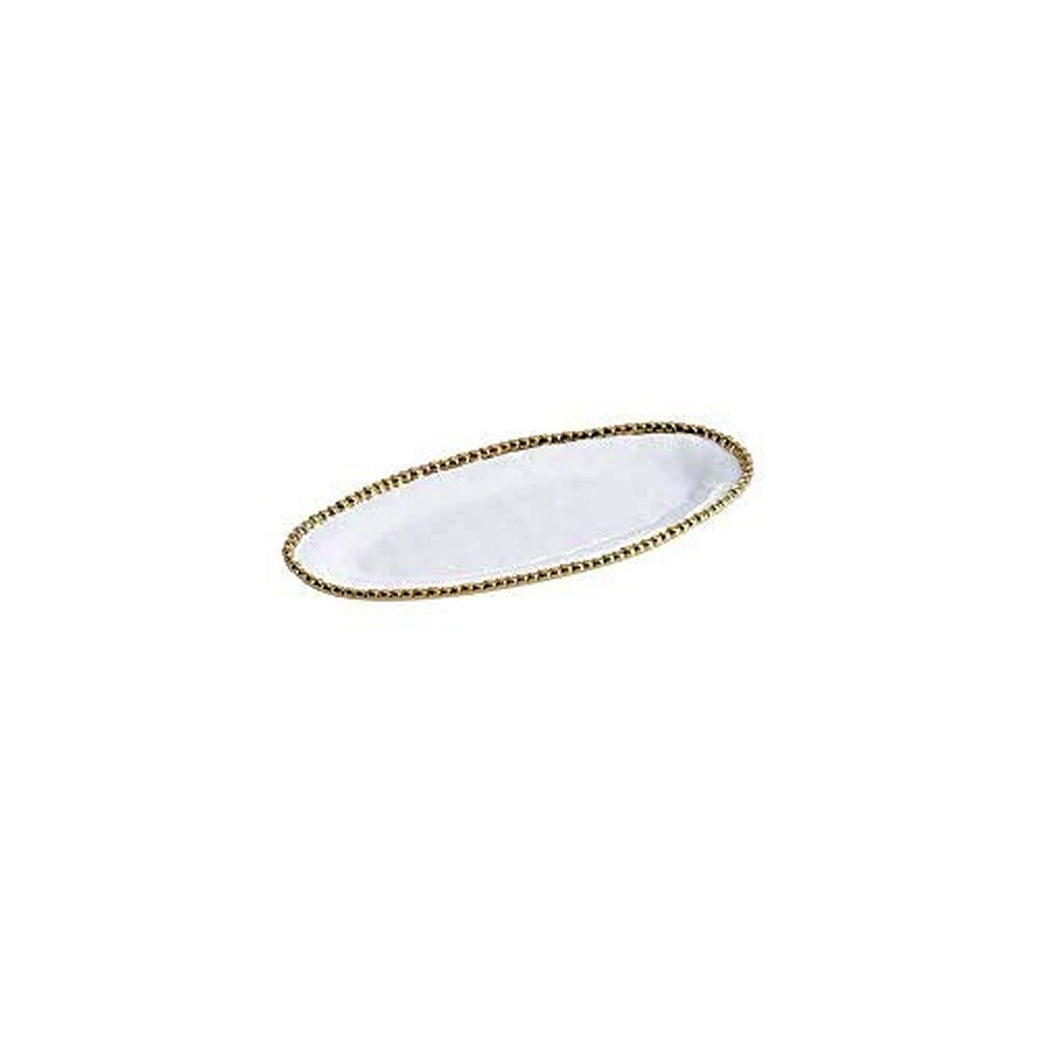 Pampa Bay - Golden Small Oval Serving Piece
