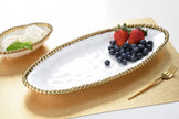 Pampa Bay - Golden Small Oval Serving Piece
