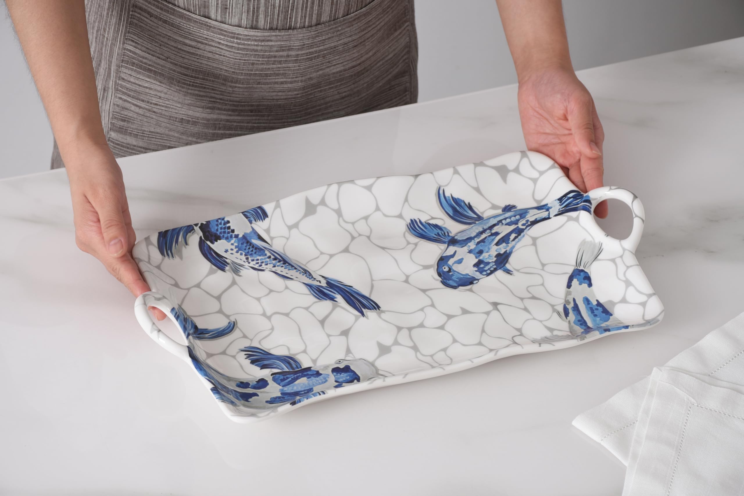 Pampa Bay - Koi Melamine Large Platter