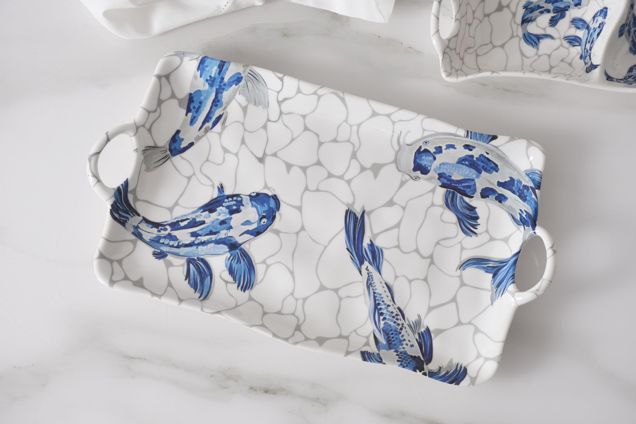 Pampa Bay - Koi Melamine Large Platter