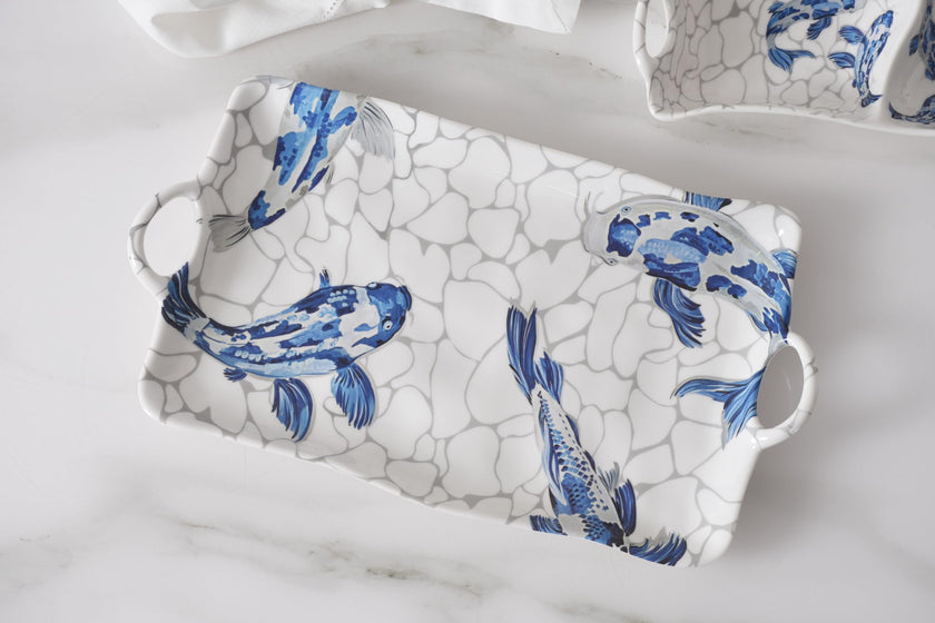 Pampa Bay - Koi Melamine Large Platter