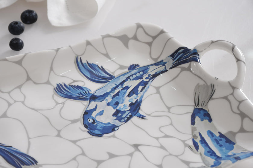 Pampa Bay - Koi Melamine Large Platter