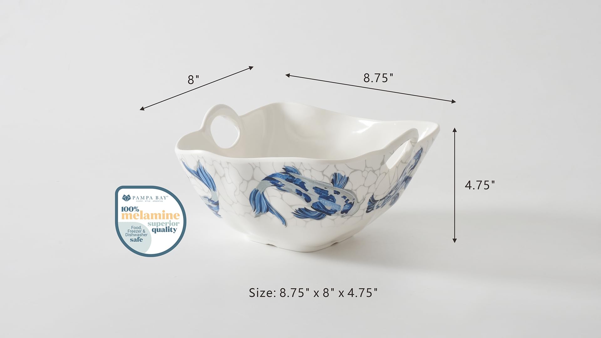 Pampa Bay - Koi Melamine Medium Bowl