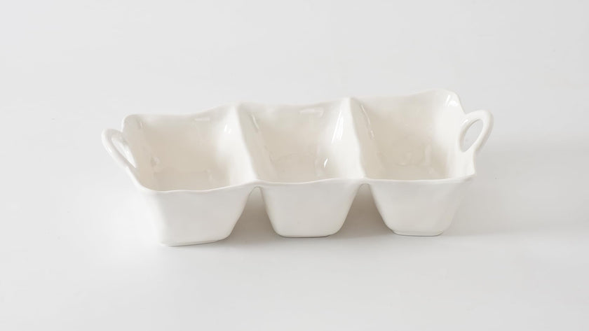 Pampa Bay - Waves Melamine 3-Section Serving Piece