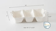 Pampa Bay - Waves Melamine 3-Section Serving Piece