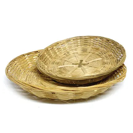 Panier en osier, rond
