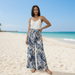 Pantalon évasé femme