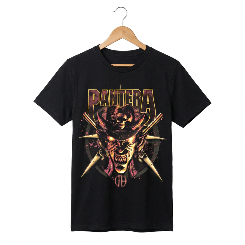Pantera - Horned Cowboy T-Shirt (Black)