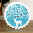 Woodware Clear Singles Christmas Strips 4 in x 6 in Stamp