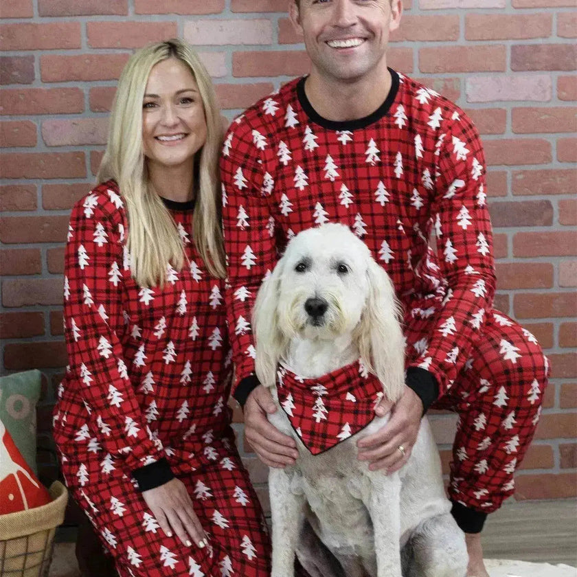 Parent-Child Clothing Family Pack Christmas Clothes European And American Style Pajamas Homewear