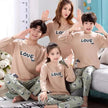 Parent-child Pajamas Cotton Long Sleeve Cartoon Children's Loungewear
