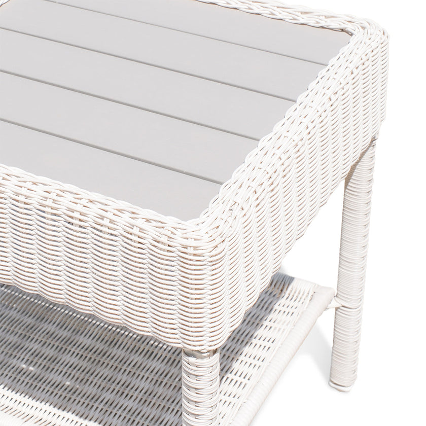 Park Meadows Wicker Loveseat Conversational Set