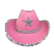 Party Black Bilateral Sequined Cowboy Hat