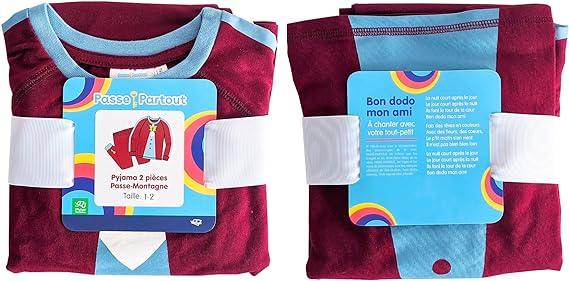 Passe-Partout - Pyjama - Bourgone (Passe - Montagne) 3/4