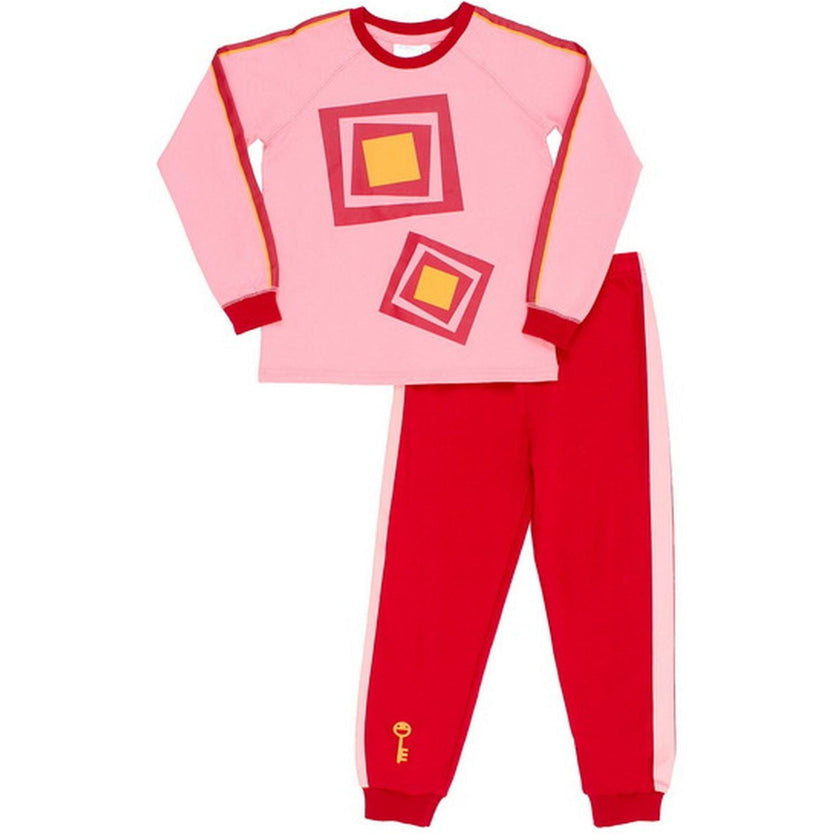 Passe-Partout - Pyjama - Rouge (Passe - Carreau) 3/4