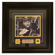 David Pastrnak Autographed Boston Bruins Close-up B&W 8x10 Photo Framed Photo