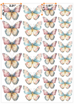 Edible Butterflies Cake Decorations