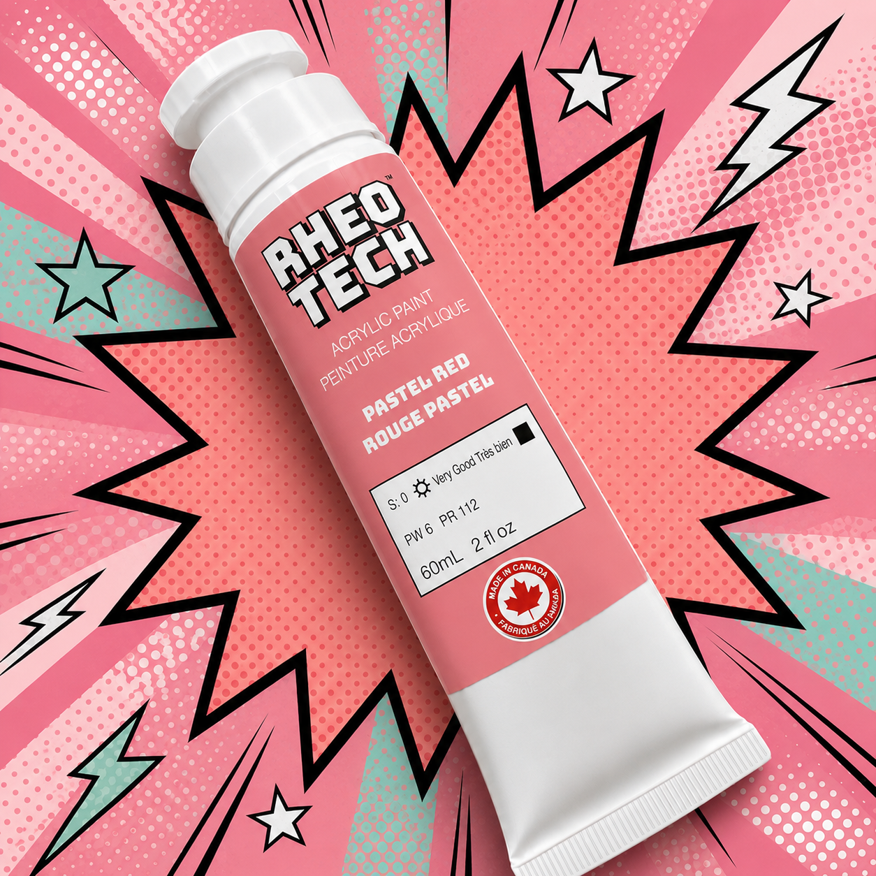Rheotech - Pastel Red