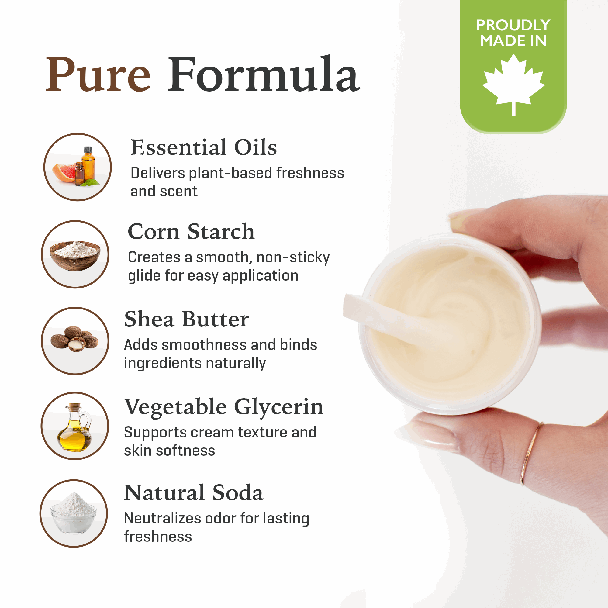 Patchouli Cream Deodorant